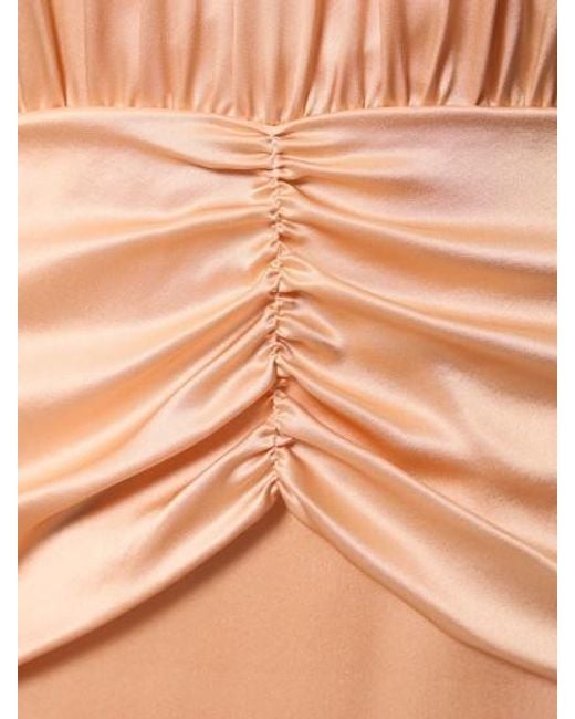 Alessandra Rich Natural Bow-Tie Dress