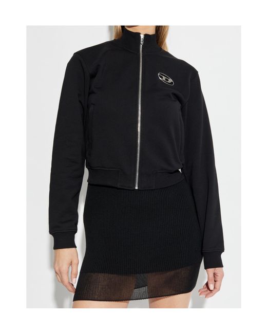DIESEL Blue F-Flacin Zipped Sweatshirt
