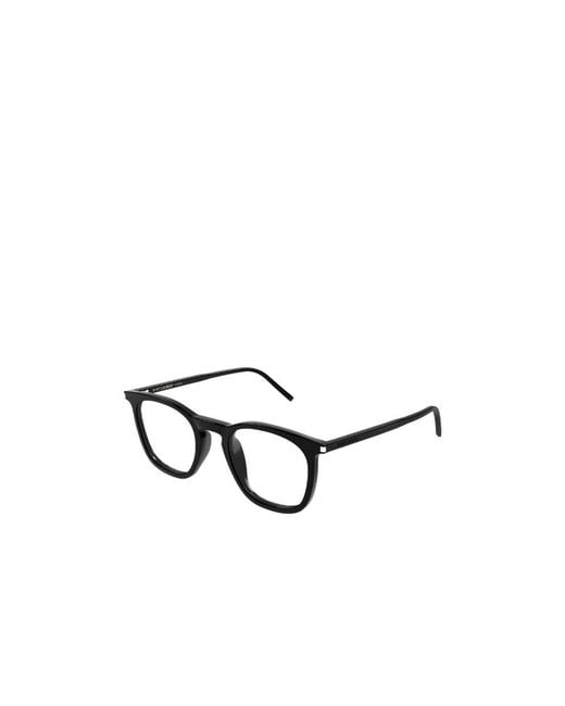 Saint Laurent White Eyewear Round Frame Glasses for men