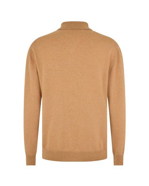 Miu Miu Brown Camel-Colored Knitted Sweater