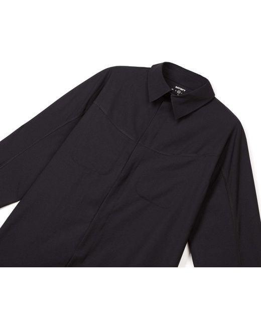 Satisfy Black Long Sleeve Shirt for men