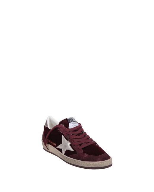 Golden Goose Deluxe Brand Brown Ballstar Lace-Up Sneakers