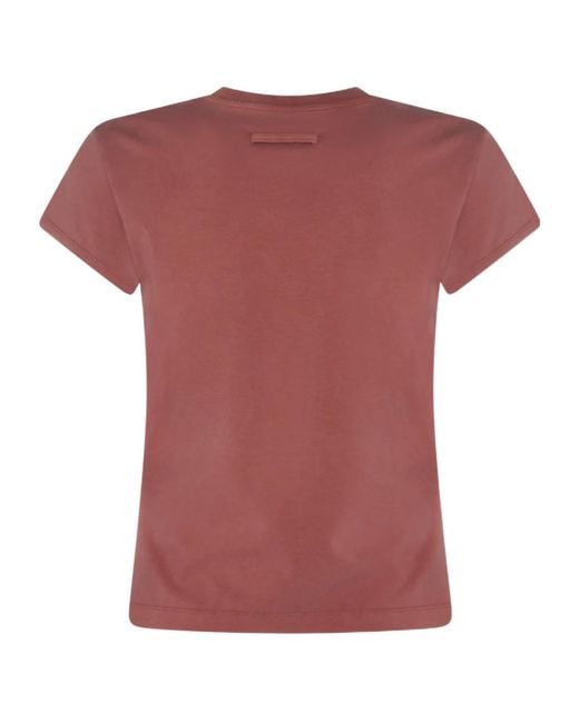 Jean Paul Gaultier Pink Fitted Short Sleeve T-Shirt