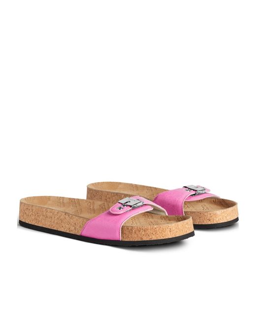 Balenciaga Pink X Scholl Buckled Sandals
