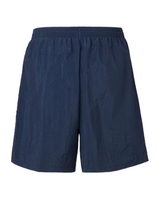 Fendi Blue Ff Embroidered Drawstring Swim Shorts for men