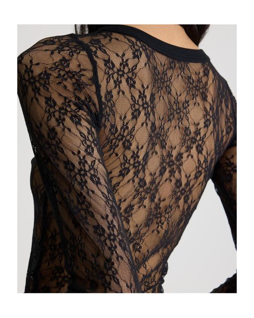 Patou Black Second Skin Top