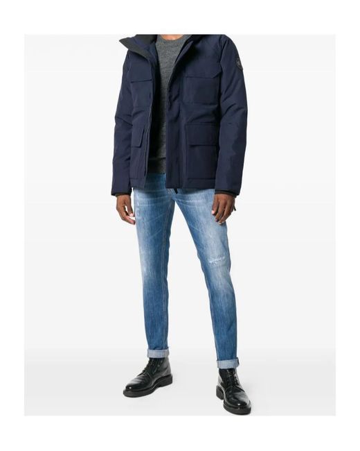 Dondup Blue Stonewashed Jeans for men