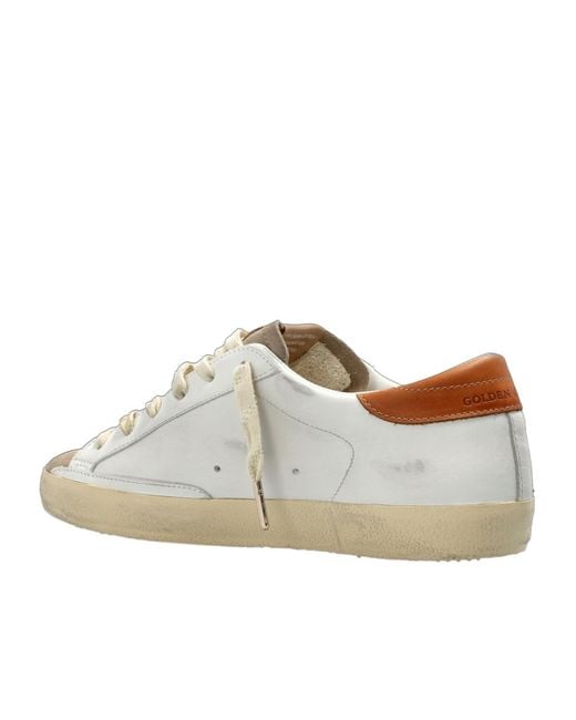 Golden Goose Deluxe Brand White Super Star Low-Top Sneakers