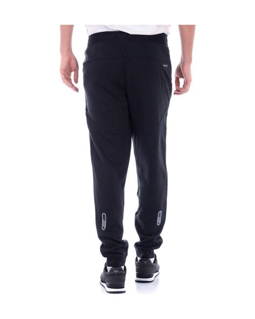 EA7 Blue Logo Sweatpants for men