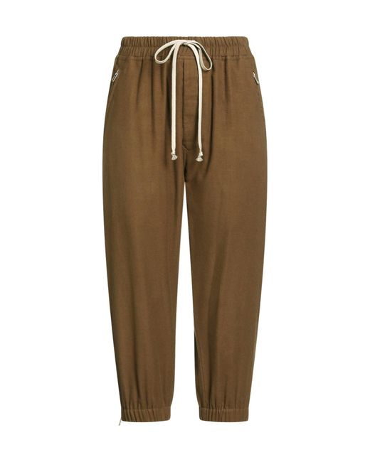 Rick Owens Green Casual Trouser