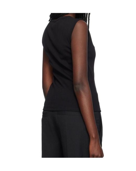 Rohe Black Sleeveless T-Shirt