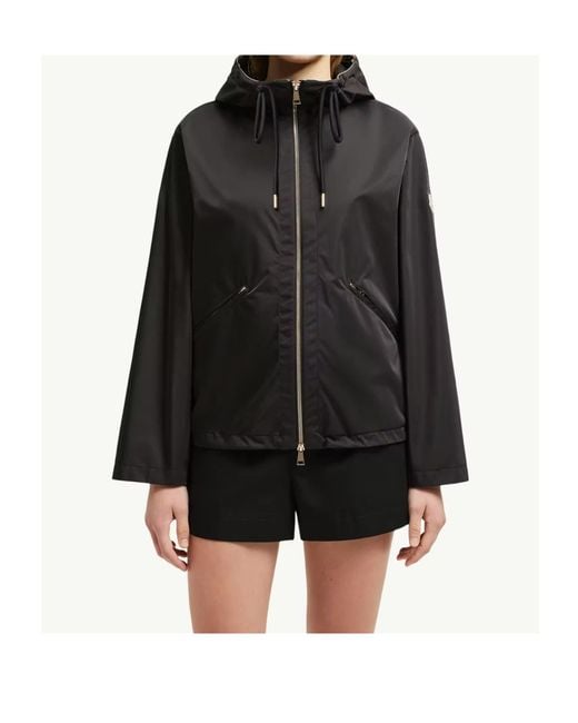 Moncler Black Cassiopea Hooded Jacket