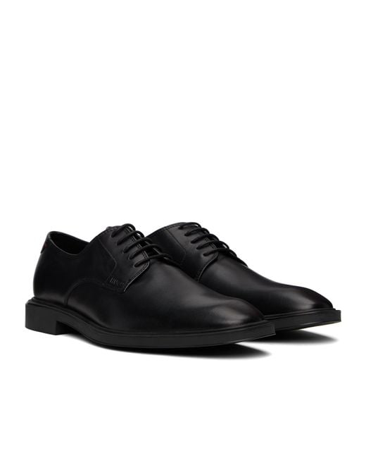 Boss Black Lace-Up Derby Shoes for men