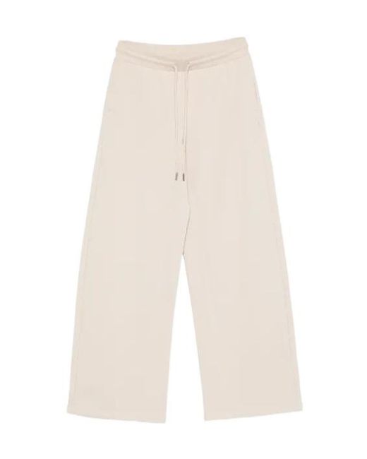 Max Mara White Drawstring Trousers