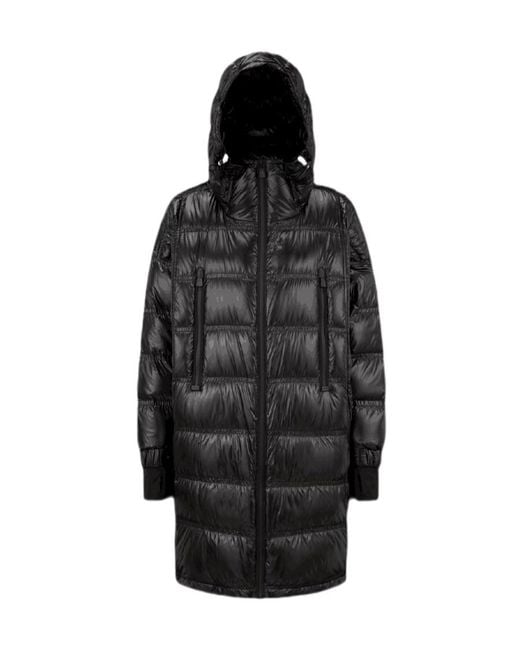 Moncler Black Grenoble Rochelair Long Padded Jacket