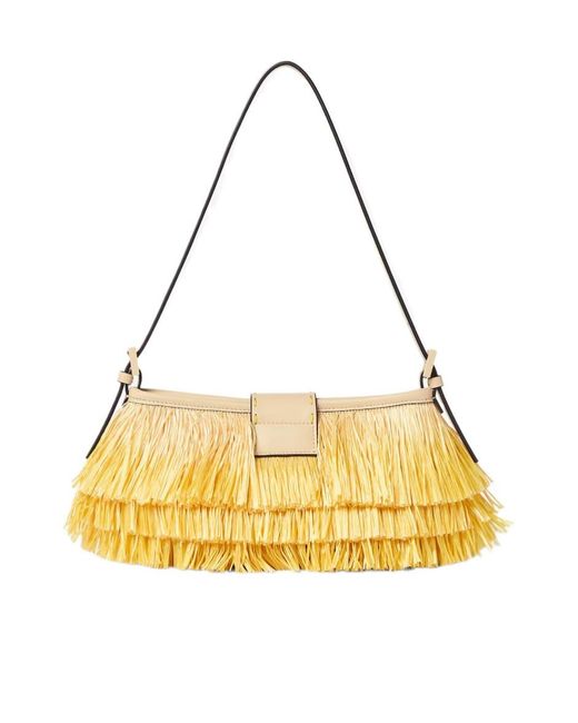 Fendi Metallic Baby B Shoulder Bag