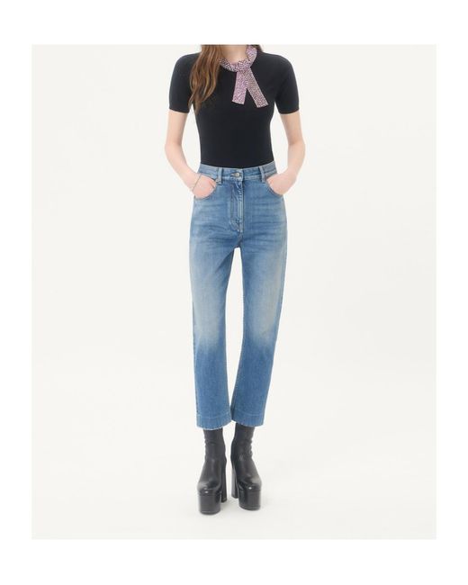 Valentino Black Short-Sleeved Knitwear