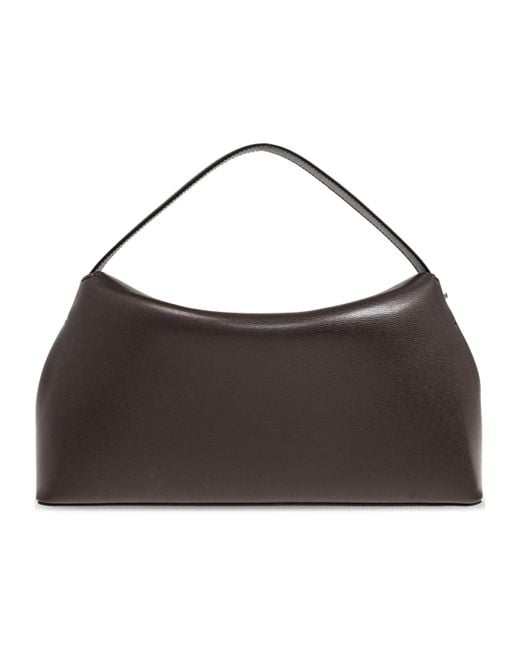 Totême Black Totême T-Lock Top Handle Medium Shoulder Bag