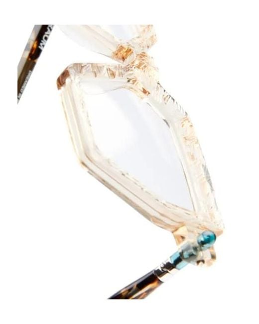 Kuboraum White Full-Rimmed Plano Lenses for men