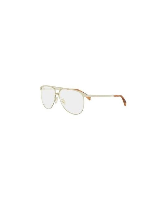 Céline White Full Frame Glasses