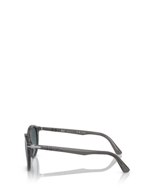 Persol Gray Po3152S Round Sunglasses for men