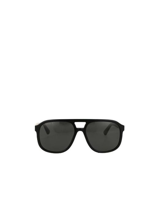Gucci Black Eyewear Aviator Sunglasses for men