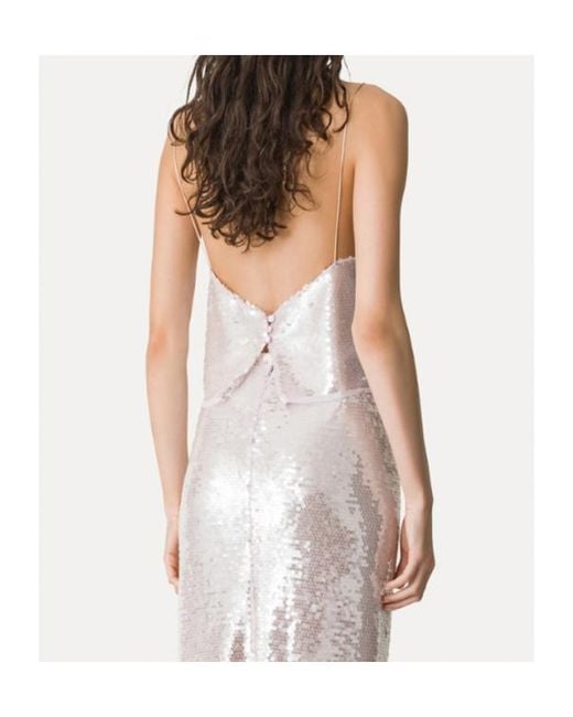 Forte_forte White Sequin Top