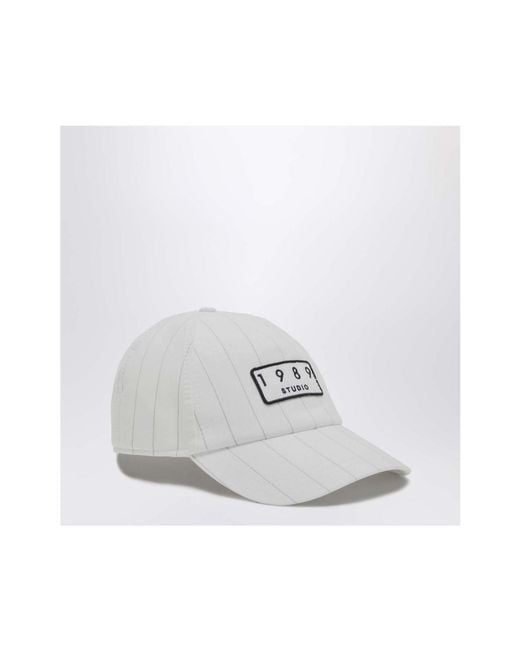 1989 STUDIO White Logo Patch Cap