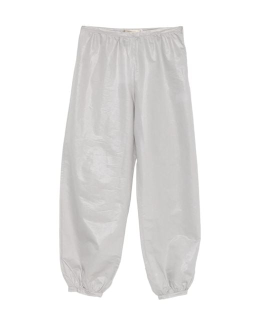 Paloma Wool Gray Loose-Fitting Casual Trousers
