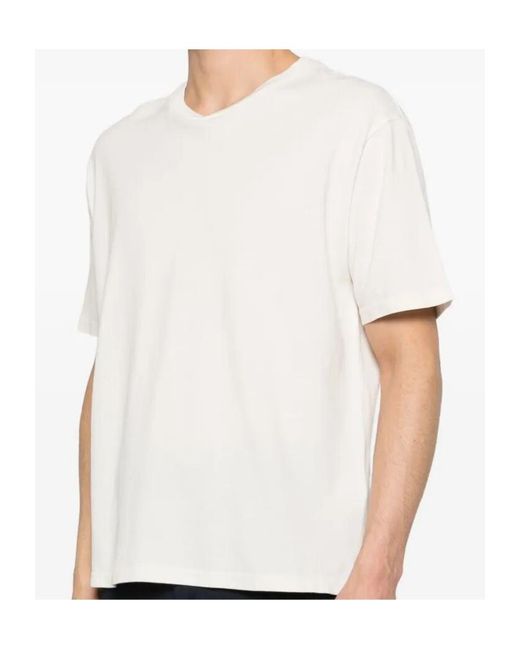 Roberto Collina White Short-Sleeved T-Shirt for men