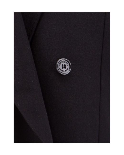 Balenciaga Blue Double-Breasted Jacket for men