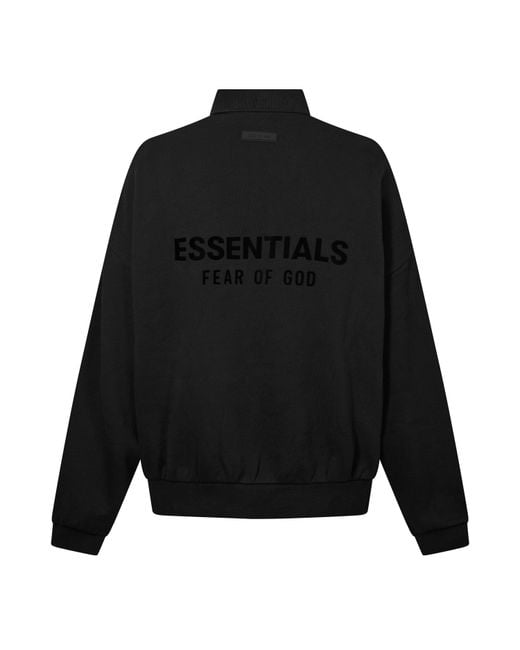 Fear Of God Black Long-Sleeved Polo Shirt for men