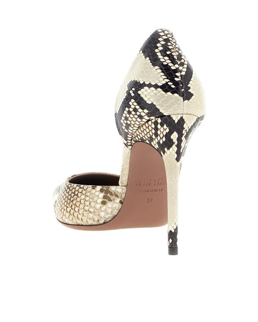 Paris Texas Metallic Printed Vera Pumps