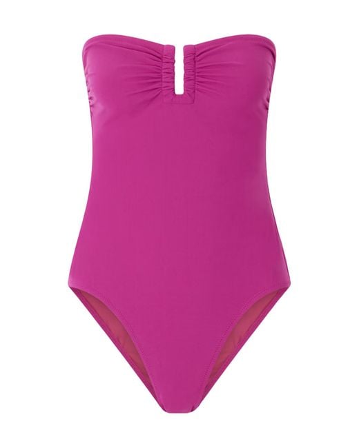 Ulla Johnson Pink Solid Color Swimsuit