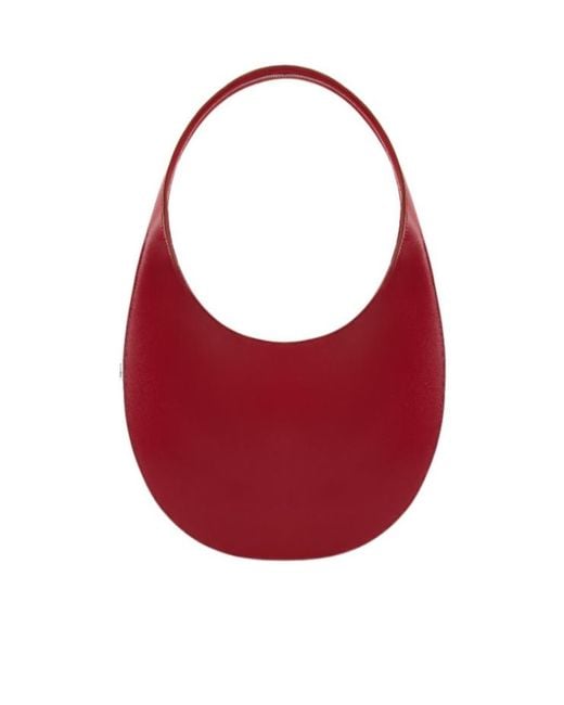 Coperni Red Soft Swipe Medium Shoulder Bag