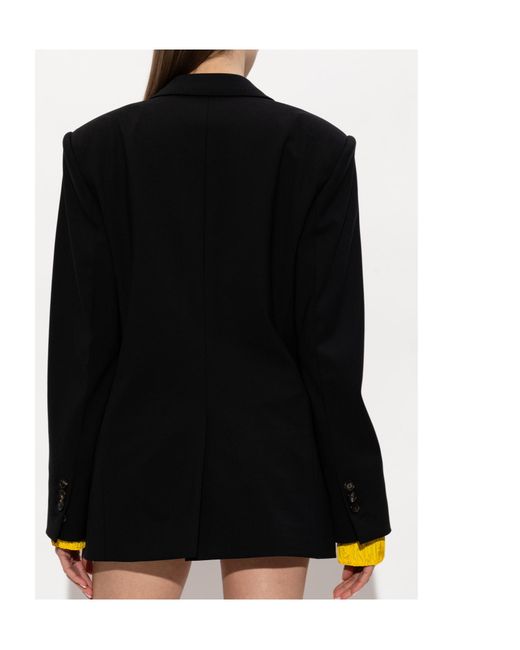 DSquared² Black Contrast Cuff Blazer