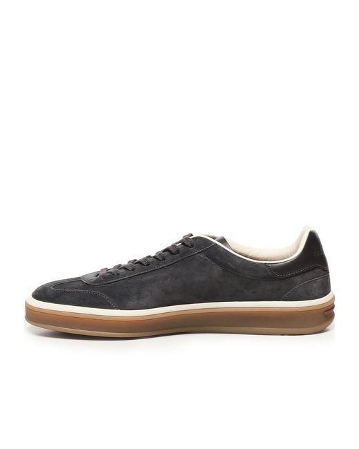 Loro Piana Black Low-Top Sneakers for men