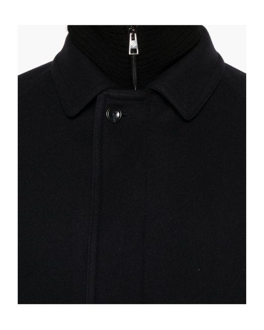 Tagliatore Black Loyd Coat for men