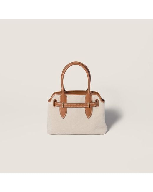 Miu Miu Brown Aventure Tote Bag