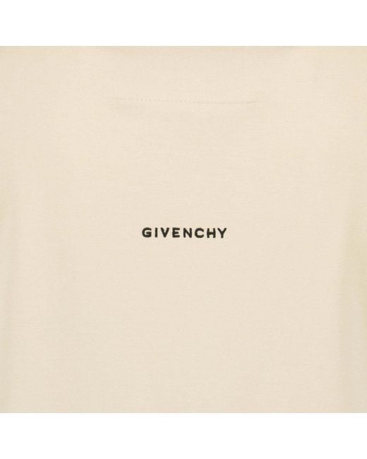 Givenchy Natural 4G Embroidered Crewneck T-Shirt for men