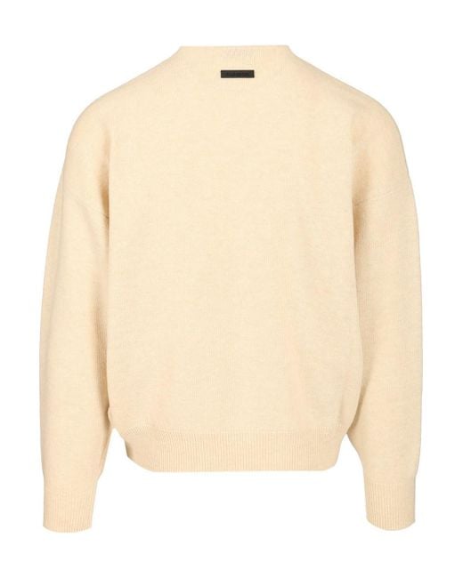 Fear Of God Natural Relaxed Fit Knit Crewneck Jumper for men