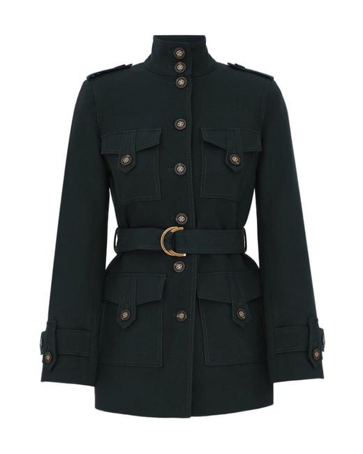 Zimmermann Black Long-Sleeve Casual Jacket