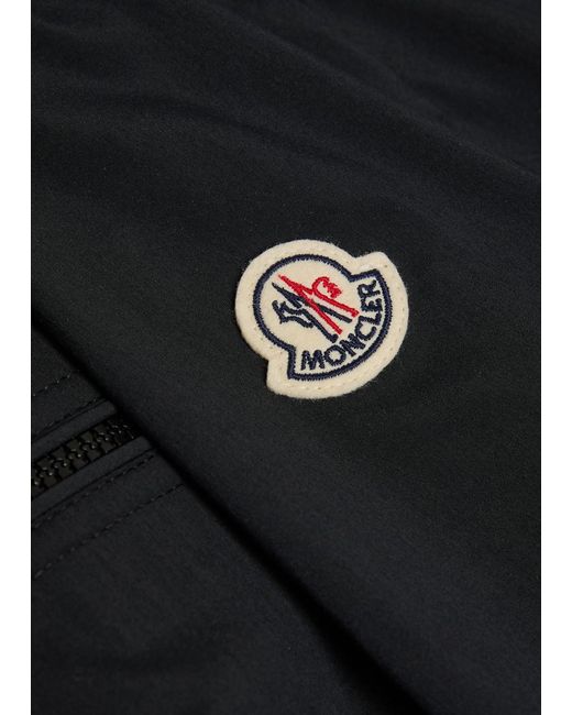 Moncler Black Stand-Up Collar Jacket for men