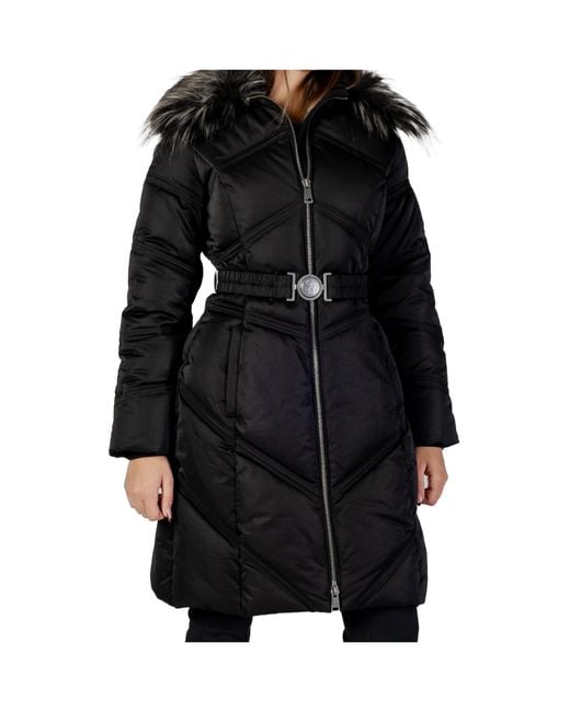 Guess Black Long Down Jacket