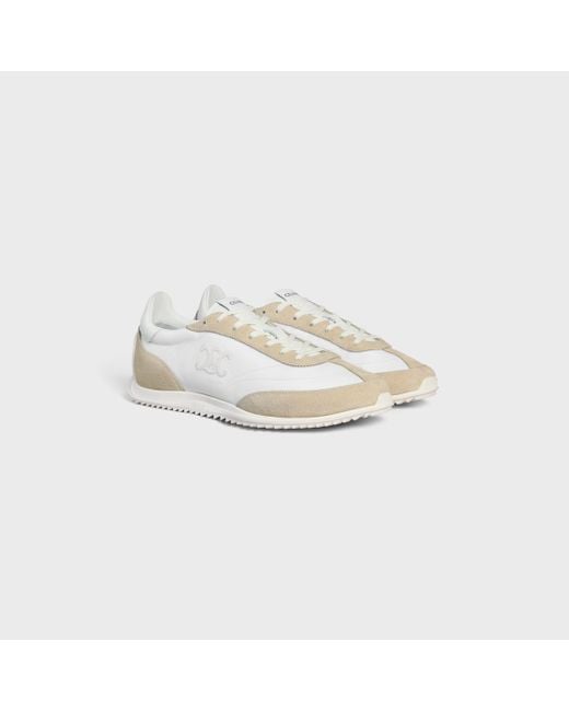 Céline White Racer Sneaker for men