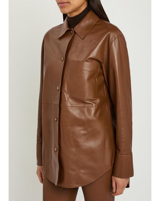 Joseph Brown Penna Leather Jacket