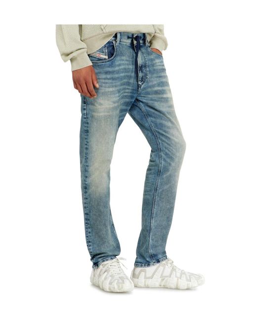 DIESEL Blue D-Krooley Drawstring Jeans for men