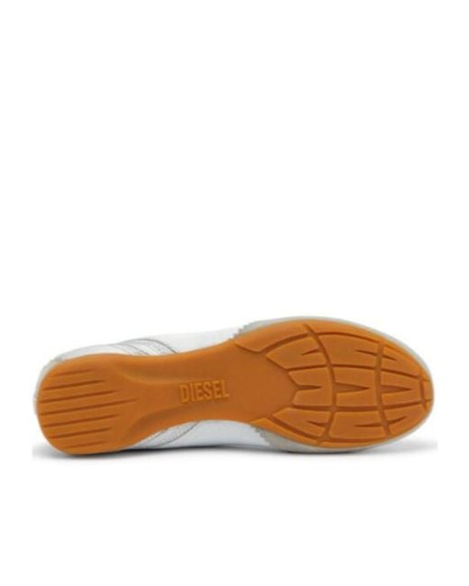 DIESEL White D-Mile Ballet Flats