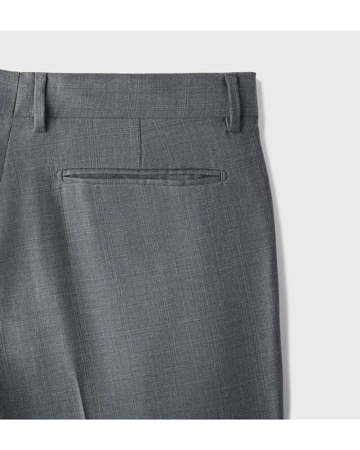 Dior Gray Long-Sleeved Suit Jacket Set for men