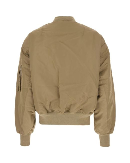 Entire studios Green Broad Bomber Jacket for men
